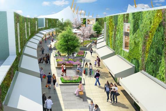 McArthurGlen starts work on Europe’s largest living wall installation at Ashford Designer Outlet