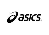 Brand logo for ASICS